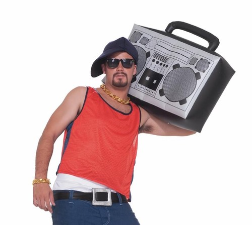 Hip hop gonfiabile boom box - hip,
